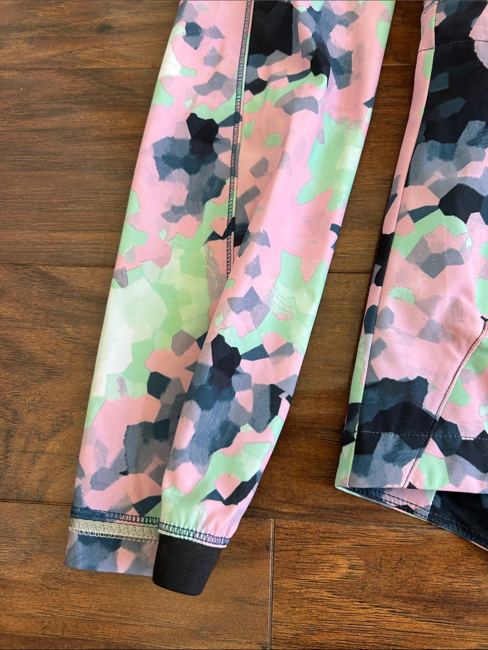 lululemon athletica Pink, Mint & Black Camouflage Utility Jacket - Picture 5 of 10